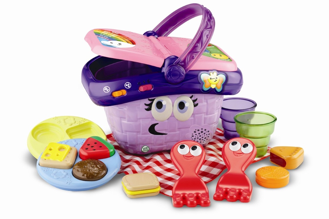 LEAP FROG PICNIC BASKET WITH SHAPES
