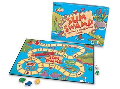 SUM SWAMP ADDITION AND SUBTRACTION MATH GAME