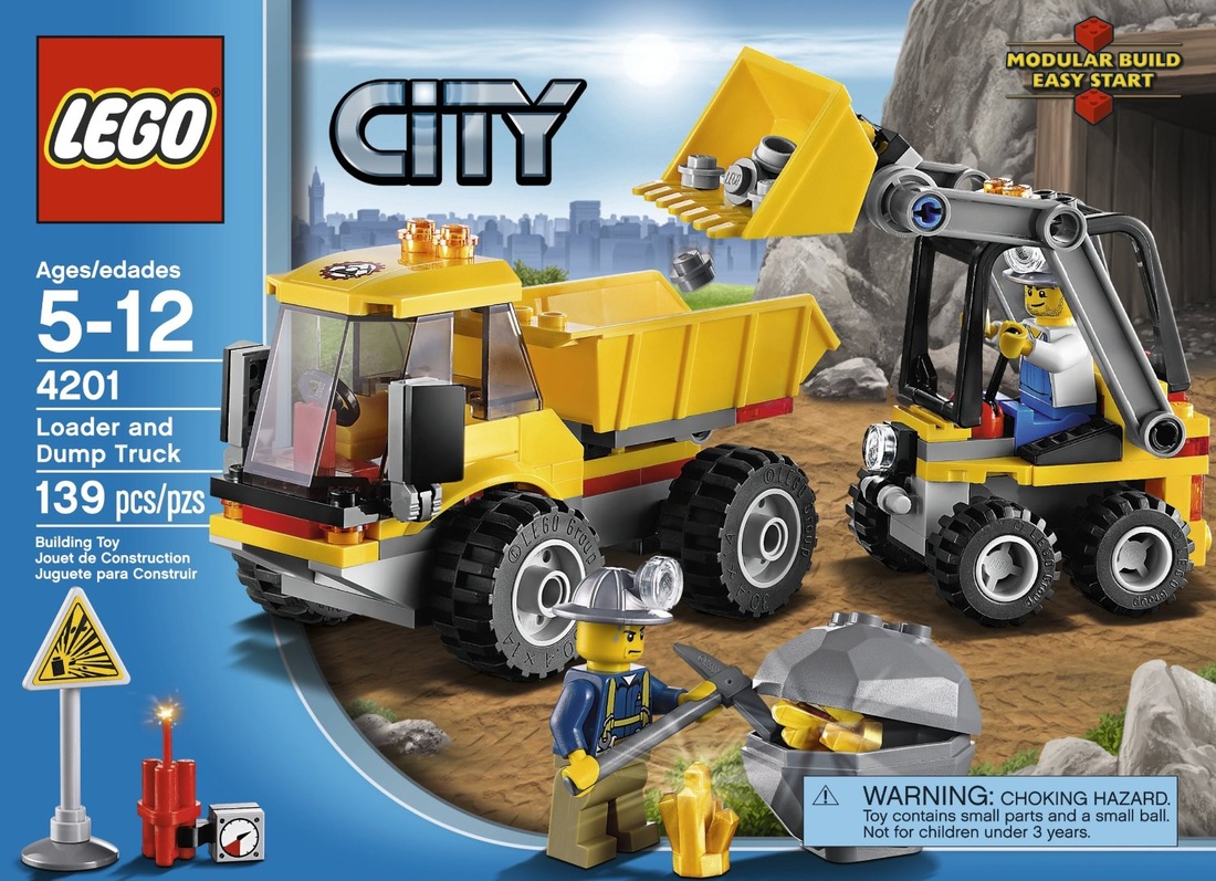 LEGO CITY LOADER AND DUMP TRUCK TIPPER