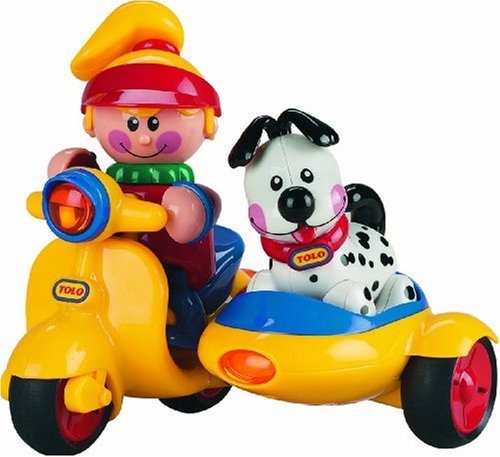 TOLO TOYS FIRST FRIENDS SCOOTER WITH SIDECAR PUPPY